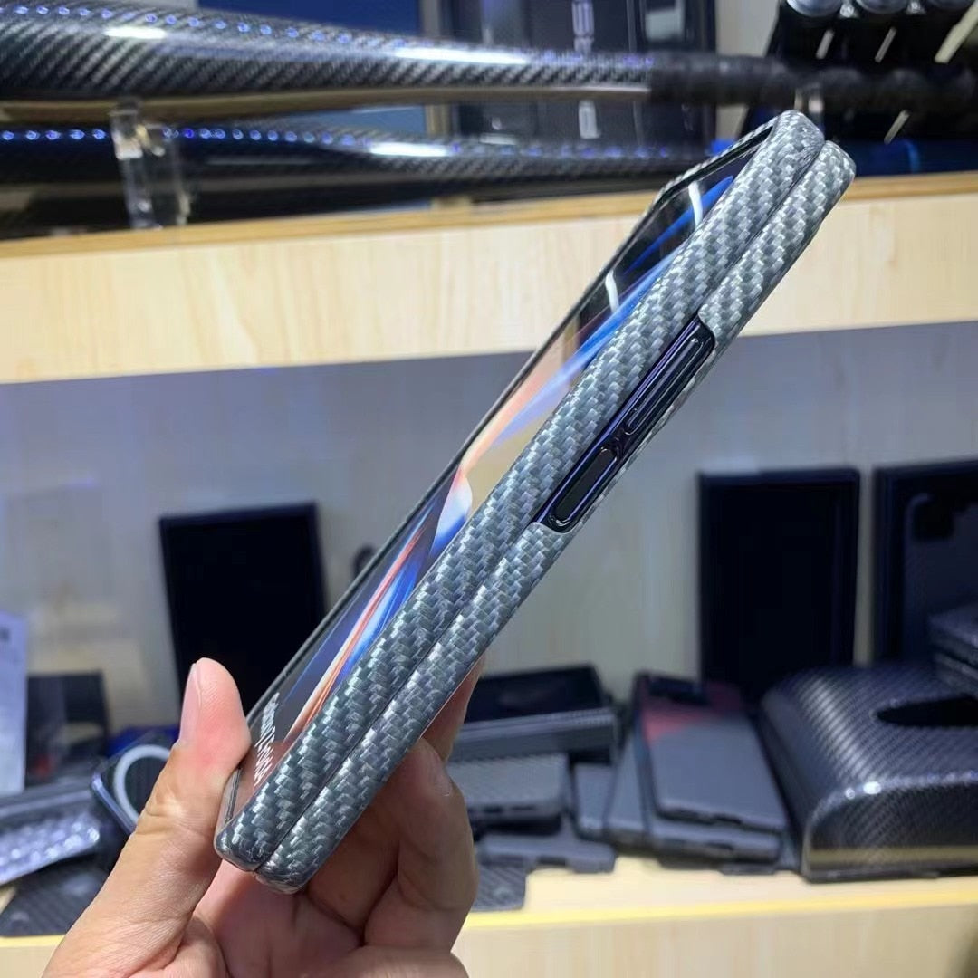 YTF-Carbon Fiber Case For Samsung Galaxy Z Fold - Premium Mobile Phone Cases from Dressmycell.com - Just $44.00! Shop now at Dressmycell.com YTF-Carbon Fiber Case For Samsung Galaxy Z Fold - Premium Mobile Phone Cases from Dressmycell.com - Just $44.00! Shop now at Dressmycell.com